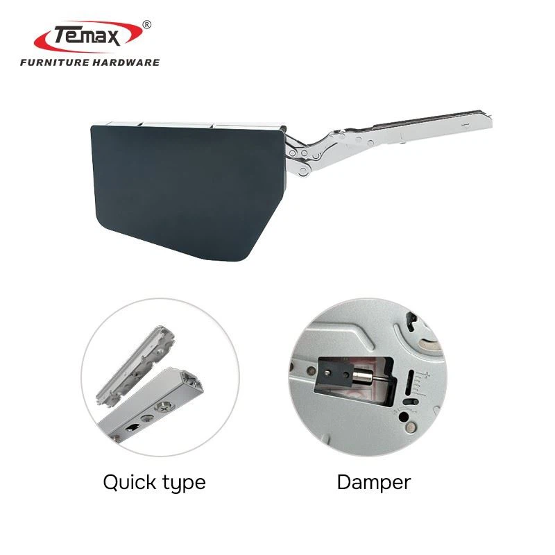 TEMAX Cabinet Lid Stay Support With Heavy Duty Soft Close FS102 factory