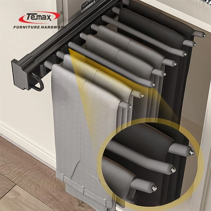 Temax Pull Out Wardrobe Trouser Rack W-A007